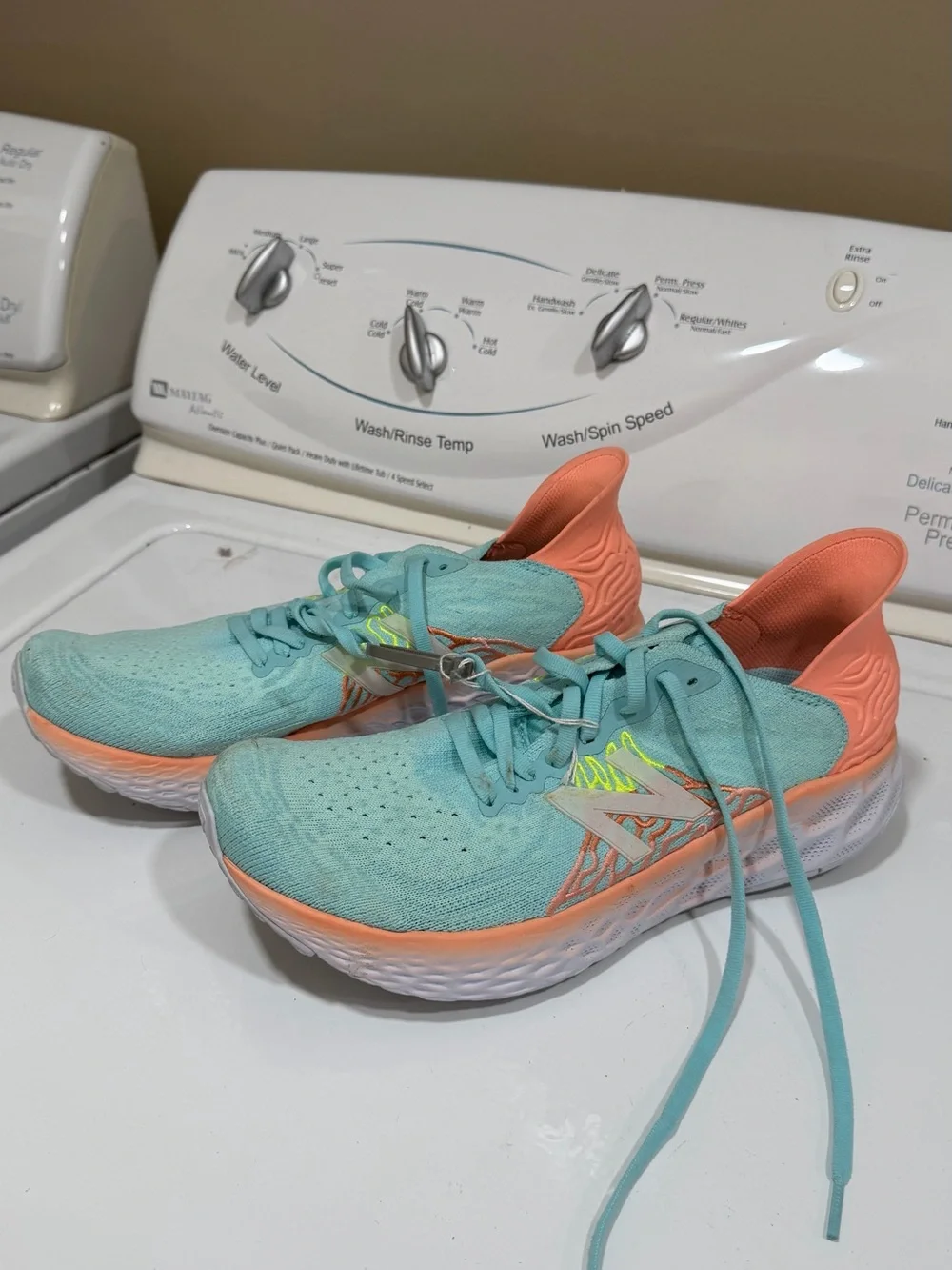 New Balance Women's Mint & Coral Performance Running Shoes